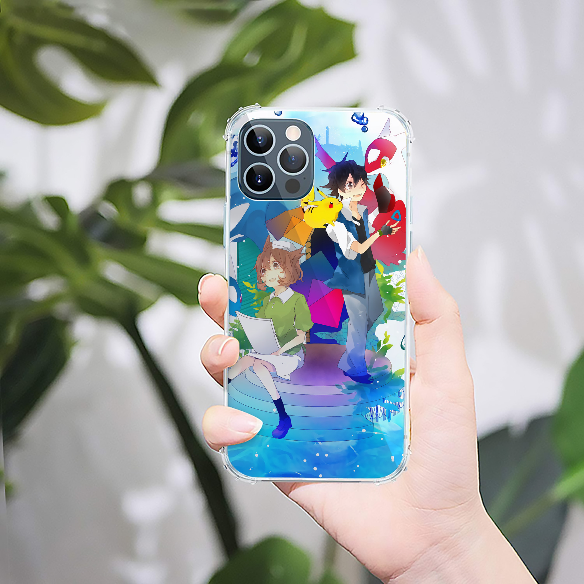 （画像用） ポケットモンスター Pokémon 【iPhone 12シリーズ対応】透明スマホケース（クリアソフトケース）